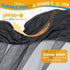 UPF50+ Summer Orzbow Baby Mosquito Net with Sun Shade for Stroller, Universal Stroller Mosquito Netting Privacy Cover