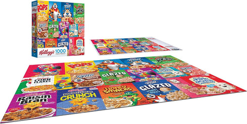 1000 RoseArt - Kellogg's - Cereal Favorites Modern - Piece Jigsaw Puzzle