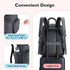 mommore Backpack Diaper Bag Large Travel Diaper Bags with Portable Changing Pad, Pacifier Case and Stroller Straps