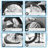 Inner Tube Tire Replacements, Two 16'' x 1.75/2.125 & One 12.5'' x 1.75/2.25 for Jogging Strollers