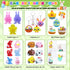 H-Style 100Pcs Easter Egg Fillers, Easter Basket Stuffers Essentials for Teens Kids- Small Toys Bulk Party Favors