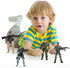 US Army Men and SWAT Team Toy Soldiers Action Figures with Military Weapons Accessories for Kids, 12Pcs
