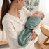 3 Pack 100% 3-6 Comfy Cubs Easy Swaddle Blanket with Zipper Closure, - Cotton Newborn Wrap, Large for Months Infants