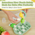 Baby Fruit Feeder & Breastmilk Popsicle Molds, WAJIAYON Silicone Baby Food Storage Containers and Teether