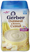 Gerber Probiotic Baby Cereal Variety Pack (8 Ounce (Pack of 6), Oatmeal