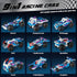 9 1 Set 8 Technic in Pull-Back Car Building - Off-Road Race Vehicle Models for Boys and Girls, STEM Engineering Toy