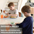 1.5mm 18"x12", Silicone Placemats for Toddlers & Kids with Angle-Protective Safety Edge Baby Placemats for Restaurants