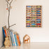 KISLANE Stylish Bamboo Wood Toy Cars Display Case with Removable Shelves for 30-Slot Wall-Mountable Organizer