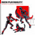 ROBTDUUMY T13 3D Set Completed),Dummy 13 Figures,3D Action Figure (Assembly Robot Titan Action Printed Toys