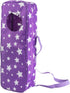Doll Storage Carrying Case - Purple Star Organizer for Any 18" Doll with Clear Window and Carrying Strap
