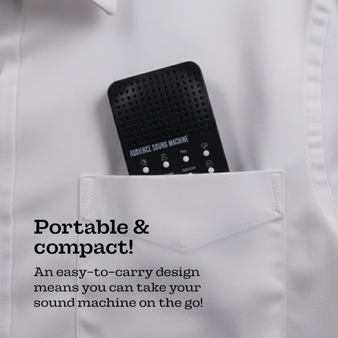 16 16 Audience Sound Machine with Cheers, Boos, Applause, Cheering, Cricket Noises, Rim Shot, Record Scratch - Portable