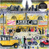 Galison Michael Storrings Jazz Age 1000 Piece Puzzle from 20”x20” Jigsaw Puzzle, Beautifully Illustrated Design, Fun & Challenging Activity The Whole Family Can Enjoy, Great Gift Idea