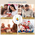 Omrhvi 6 Family Handprint Kit, Hand Prints Keepsake Frame, DIY Craft Gift for New Parents & Mom & Baby, Grandparents