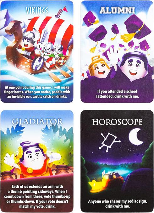 King’s Cup Extreme - Party Games - Card Games for Adults - Drinking Games for Game Night