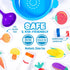 Tub Works Tub Soup Scoop, Strain & Play Toddler Bath Toy | Floating Foam Veggies, Ladle for Scooping & Soup Pot