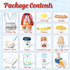 Set 3-5 Lehoo Castle Wooden Play Food - Montessori Cutting Fruit Egg Bread, Pretend Breakfast Food Toys for Kids
