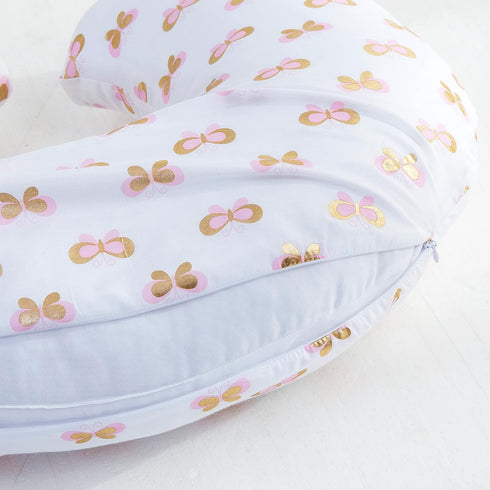 2 Pack, Little Grape Land Nursing Pillow Covers Soft & Breathable Removable Breastfeeding Pillows Covers for Feeding