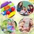 100 Rhythm(10 Yeshone Pieces Egg Shakers Bulk Musical Instruments Percussion Maracas Egg for Kids Toys Plastic Shaker