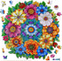 Qiuenisray Mother's Day Wooden Puzzles for Adults 200 Pieces, Spring Flower Jigsaw