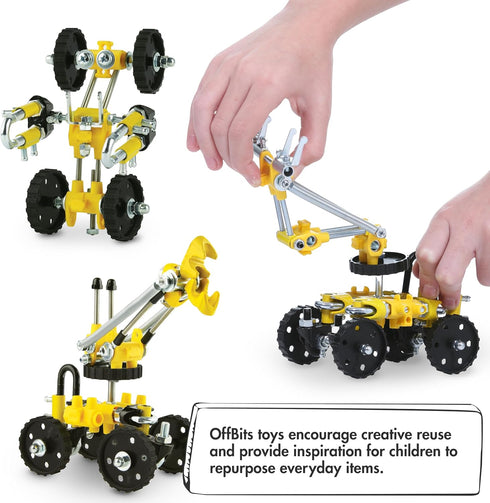 Build Your Own Excavator Toy, 150+ Pcs Vehicle Construction Toys, LoaderBit Educational STEM Kit for Ages 8-12