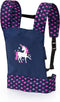 Bayer Deluxe Doll Carrier, Blue with Unicorn Design