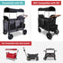 W4 Tributary Brands- Step Attachment Compatible with Wonderfold Wagon - Newly Improved Side Step Design for Wonderfold