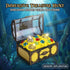 3+ Carolart Pirate Stretchy Cloud Sand,Blue & Green & Yellow Play Sand,Treasure Chest with Sensory