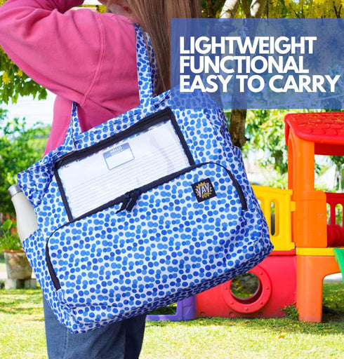 Large Insulated Diaper Tote Bag with Shoulder Strap