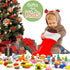 120 pcs Animal Erasers for Kids Classroom Rewards, Puzzle Take Apart Pencil Erasers for Valentine Gifts and Party Favors