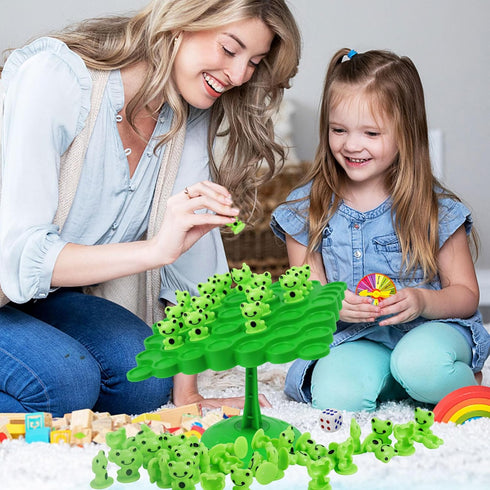 Frog Balance Game Toys - Two-Player Parent-Child Interactive Family Tabletop Puzzle Game for Kids