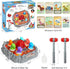 Yerloa Dinosaur Toys for Kids 3-5, Toddler Volcano Whack A Mole Game with 2 Hammers, Musical Learning Gift