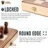 Chess Armory 15 Inch Magnetic Wooden Chess Set, Board Game for Adults & Kids with Extra Queen Pieces & Storage Box