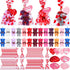 Zonon 144 Pcs Valentine's Day Mini Stuffed Bear Bulk Toy with Gift Bags and Heart Cards, 4.72 Inch Plush Bears