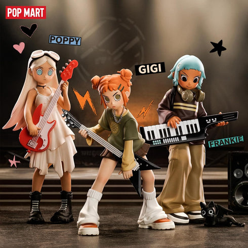 POP MART Peach Riot Rise Up Series Blind Box Figures, Random Design Action Figures Collectible Toys