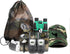 Box O' Mart Outdoor Adventure Set for Kids - Camouflage Camping Exploration Toys with Walkie-Talkies