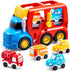 Vroomix JOVA Toddler Truck Toys for Age 2-4, Carrier Transport Trucks for