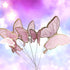 Butterfly Cake Toppers Decorations, 1 Big Happy Birthday Topper & 15Pcs 3D Pink Gold Cupcake Toppers