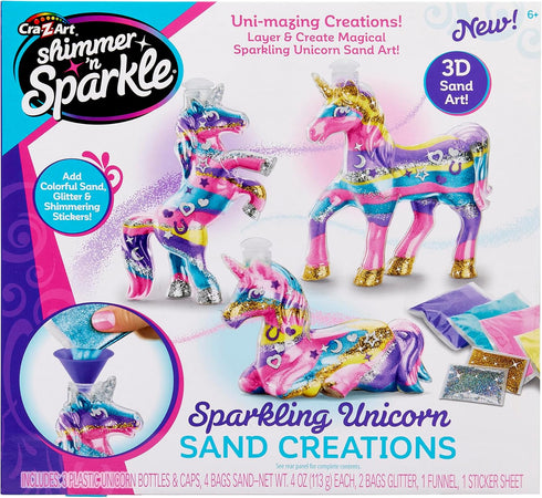 Shimmer 6 n Sparkle Sparkling Unicorn Sand Art Kit for Kids for Ages and Up