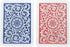 Copag 1546 Design 100% Plastic Playing Cards, Poker Size, Red/Blue, Jumbo Index, 1 Set