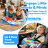 1-3, 20 Noahs Ark Busy Book for Toddlers Montessori Quiet Book with Activities, Travel Toy for Fine Motor Learning
