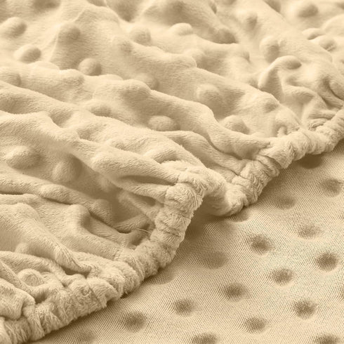 2 Pack, 28 52 Inch Entisn Baby Crib Sheets x Minky Dot Fitted Crib Mattress Sheet for Boys and Girls, Soft and Warm