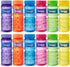 JOYIN 36 Pcs Bubble Bottles with Wand Assortment - 4oz Blow Bubbles Solution, Party Favor Set