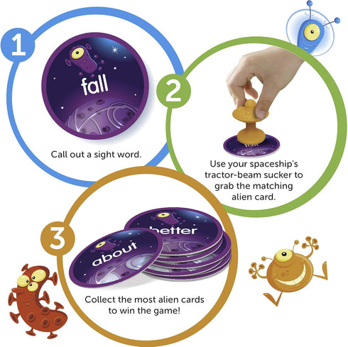 Learning Resources Slam Ships Sight Words Game - Ages 5+ Educational and Fun Games for Kids