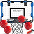Indoor Basketball Hoop for Kids, Over The Door Mini Hoops with 4 Balls, Sport Toys Gifts for Ages 5-12