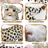 15'' Tiger Stuffed Animal, Realistic Plush Toys, Leopard Lion Tiger Pillow for Boys Girls Animal Parties (Leopard)