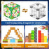 120PCS 1 3-5 4-8 5-7 8-12, Large Magnetic Blocks - Magnetic Cubes Building Toys for Kids Age Hawaii Mine Magnet World
