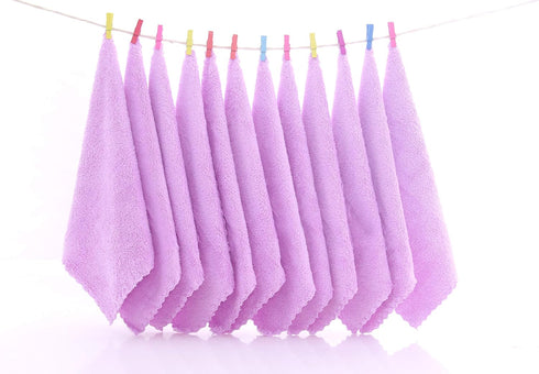 12 Pack 12x12 Inches, Baby Washcloths - Extra Absorbent and Soft Wash Clothes for Newborns, Infants and Toddlers