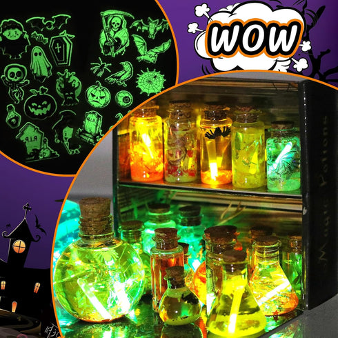 20 6 7 8 9 10+ LDomet Magic Potions Craft Kit for Kids - Mix Glow Witch Potion Bottles, Fairy Magic Potions Making Kit