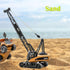 Qcar 1/50 Heavy Duty Construction Metal Crawler Crane, Truck Crane Vehicle Toys for Kids, Outdoor Sandbox Car Toys