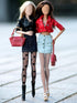 6 12 Inch Pieces Doll Tights Handmade Doll Lace Stockings Female Long Sock Legging Casual Accessories for DIY